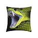 Housses de coussin en forme de serpent vert toxique 50,8 x 50,8 cm pour décoration de ferme, décoration de vacances, maison, canapé, décoration d'intérieur