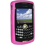 Amzer Silicone Skin Jelly Case - Hot Pink Magenta for BlackBerry Curve 8350i