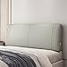 Generic Cuscino per Testiera A Cuneo Cuscino da Parete Cuscino Imbottito per Comodino Cuscino per Lombare Schienale,da Panca con Rivestimento Sfoderabile,C,with headboard 53.1"/135cm