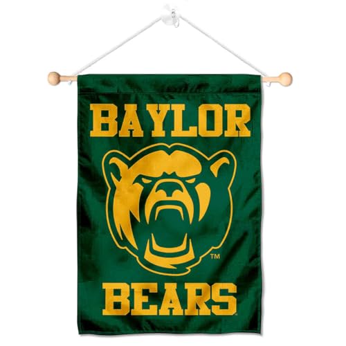 Baylor Bears Bear Head Banner for Windows Doors and Walls