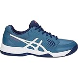 ASICS Men's Gel-Dedicate 5 Tennis Shoes, 10.5, Azure/White