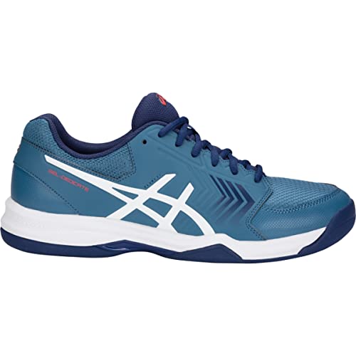 ASICS Men's Gel-Dedicate 5 Tennis Shoes, 10.5, Azure/White