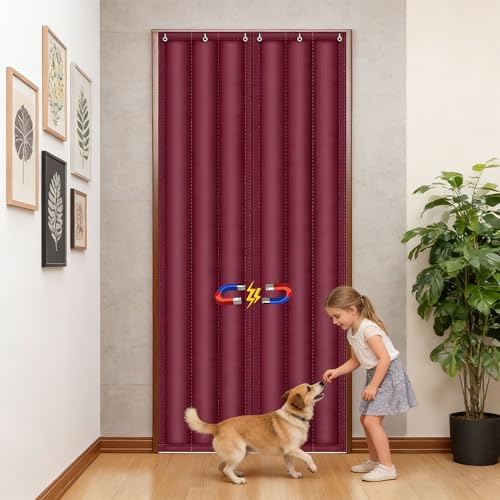 BK&MF �R�b�g���J�[�e�� ���� �h�A�p �}�O�l�b�g�d�� �R�b�g���I�b�N�X�t�H�[�h �f�M �h�A�J�[�e�� �����܂� �h���J�o�[ �~ ������ ���� �e���X�h�A,��,80x240cm(31x94inch)