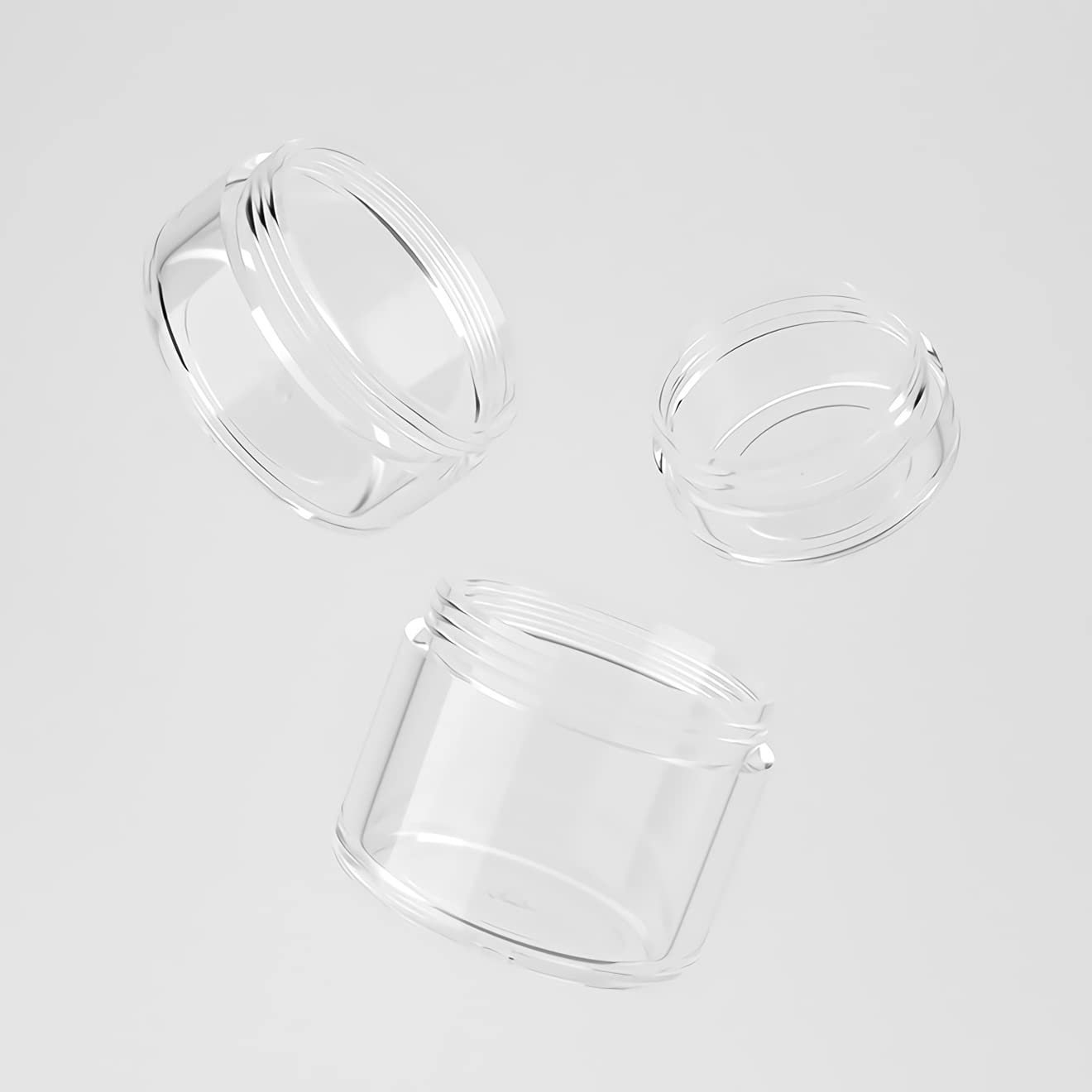 Pot Rond En Plastique Transparent 300ml Avec Son Couvercle - Pots