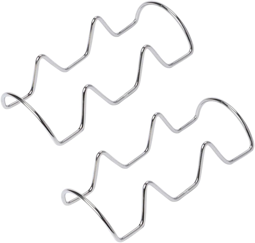 Cabilock 6pcs Stainless Steel Taco Holder Mexican Pancake Rack Burrito Holders Taco Tray Stand for Hard Shells