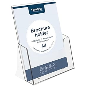 Acryl tijdschriftenhouder, tijdschriftenrek met handvat, bureau