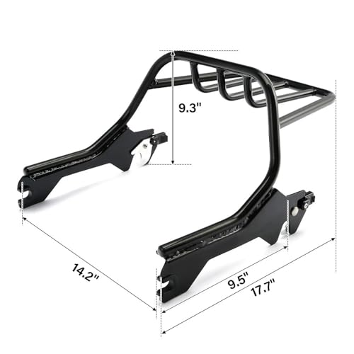 Porte bagages moto robuste pour Fat Boy 114 support acier