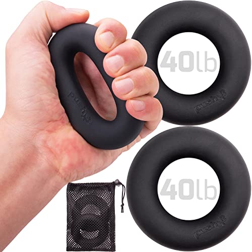 Pushx3 Grip Strength Trainer Rings, Rock Climbing & Bouldering, Jujitsu Grip Strength, Bjj Trainer, Hand Grip, Forearm, And Wrist Strengthener, Stress Relief, Convert Pushx3 Pushup Equipment To Stable Pushup Stands #TOP3