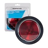 Blazer International B430BLK 4' Round Stop / Tail / Turn Light , Red