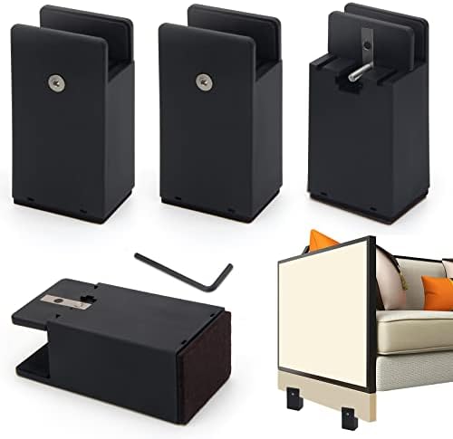 Amazon.com: Sephyroth Adjustable Bed Risers Furniture Risers 4Pack with ...