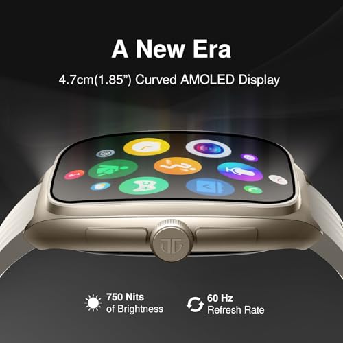 Titan Evolution Smartwatch Comes with 1.85” AMOLED Display with 390 * 450 Pixel Resolution|SingleSync BT Calling|AI Voice Assistant|100+ Sports Modes and Watchfaces|Upto 7 Day Battery|IP68 view 2