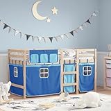 【Échelle pratique :】 ce lit mezzanine pour enfants est doté d'une échelle qui permet de monter et de descendre dans et du lit en toute simplicité. Elle apporte également de la joie et transforme leur chambre en terrain de jeu intérieur. Bon à savoir :】