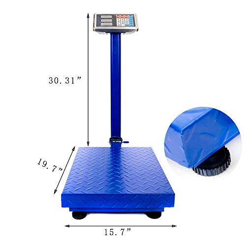 Báscula Digital Plegable para Piso 300KG con Plataforma Grande miniatura 3