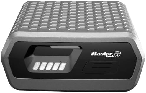 Master Lock Tresor Feuerfest und Wasserdicht mit Zahlencode, Dreifacher Schutz - Flug, Feuer und Flut, 10L, 19.3 x 41.9 x 37.5 cm
