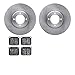Dynamic Friction Company Front Brake Rotors with 5000 Advanced Brake Pads 6502-56103