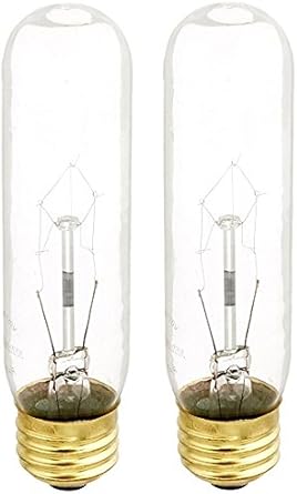 Bulbrite B60T10C 60-Watt Incandescent T10 Tubular Bulb, 120V, Clear 2