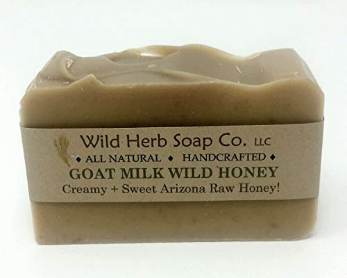 Goat Milk Wild Honey Natural Soap Bar image 2