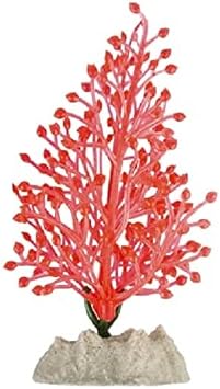 GloFish Fluorescent Plant Multipack 3 Count, Contains Small Orange, Medium Green, Large Blue Artificial Aquarium Plants
