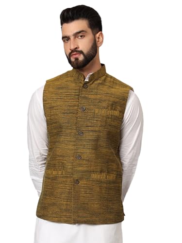 Image of LATEST CHIKAN Men's Nehru Jacket /Waistcoat Sophisticated Ethnic Wear