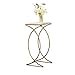 LUYIYI Nordic Flower Frame Modernes minimalistisches Wohnzimmer Dekorativer Rahmen Raum Einbauschrank Glas Schmiedeeisen Boden Grün Boden Blume Stand (Color : Gold, Size : L)