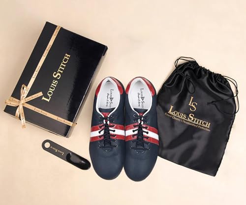 Image of LOUIS STITCH Men's Casual Sneaker | Elastic auto Adjustable Laces Sneakers for Men | Sneakers Shoes | Comfortable and Lightweight | LSPSNK TP