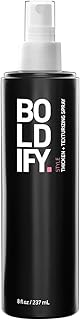 Boldify Hair Thickening Spray - Volume Booster - Stylist-Recommended Texture Spray for Hair Women & Men - 8oz