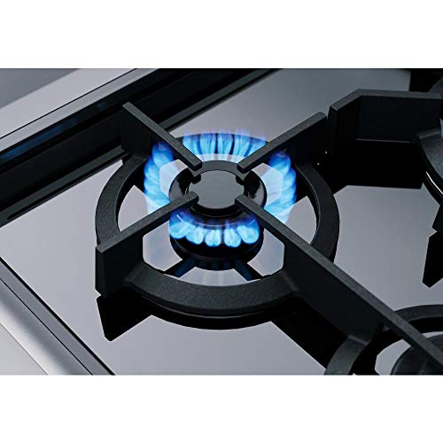 Fogão Brastemp 5 Bocas De Embutir Cor Inox Com Mesa De Vidro E Touch Timer Com Autodesligamento – BYS5VCR 220V