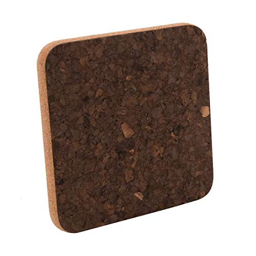 Biosughero - Dessous de plat en liège, modèle Black (carré 15 x 15 x 2) Cover