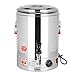 Urna gastronomiczna ze stali nierdzewnej, komercyjny elektryczny bojler na wodę z kranem zapobiegającym kapaniu, urna na herbatę z pokrywką z regulacją temperatury, 50L (80L)