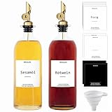 DAS PERFEKTE GESCHENK FÜR JEDEN ANLASS - Verwöhnen Sie sich selbst oder machen Sie einem lieben menschen eine freude mit dem perfekten geschenk! ölflasche set ist ein ideales geschenk zur einweihung, zum geburtstag, zur hochzeit oder zu weihnachten!