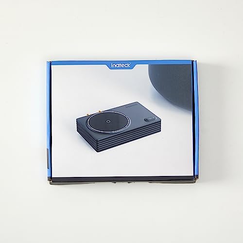 Inateck Récepteur Bluetooth 5.1 pour Système Stéréo Domestique/Haut-Parleurs Filaires, avec Câble RCA vers AUX de 50 cm, BR2001.