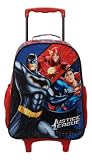 Mochila de Rodinhas Escolar 16' Liga Da Justiça - 13520