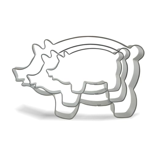 Keewah 3-Piece Pig Cutter Set