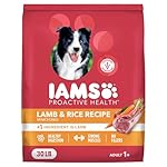 IAMS Proactive Health Dry Dog Food, Adult Dog Food Dry Recipe, Lamb & Rice, 30 lb. Bag