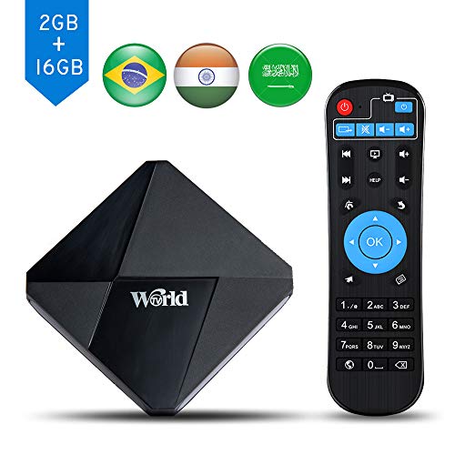 World IPTV Box, Android TV Receiver, 1600+ 4K HD International Live Channels from