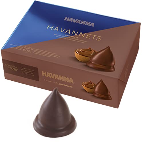 Havanna Havannets – Delicate Dulce de Leche Bites Coated in Smooth Semi-Sweet Chocolate – Authentic Argentinian Treats Perfect for Gifting, Sharing, or Indulging Anytime, Box of 6
