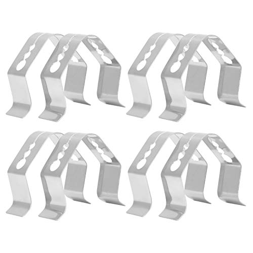 logozoee Thermometer Probe Holder, Barbecue Probe Holder High Temperature Resistant with 8pcs for Family for Fixing Probes Barbecue Thermometers