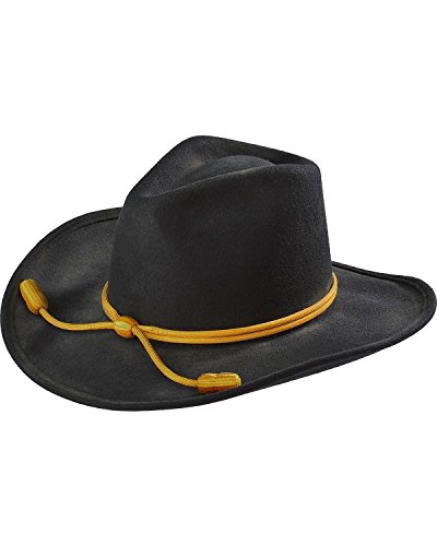 RESISTOL Men's John Wayne Hondo Cavalry Hat Black Large