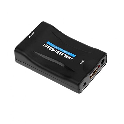 HDV-60S Mini MHL/HDMI vers péritel convertisseur vidéo pour smartphone Samsung HTC vers CRT TV DVD