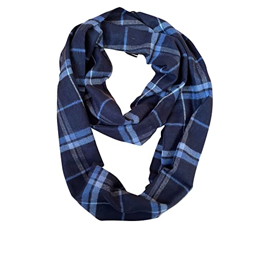 Unisex Women's Stylish Plaids & Check Cashmere Soft Winter Infinity Cowl Scarf