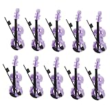 PAMINGONO 10個小提琴模型 ミニチュア楽器デコレーション 可愛い写真小道具