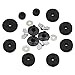 OFFSCH 18PCS Drum Accessories Includes Cymbal Felts Washers Sleeves Base Durable Parts for Boom Stands Easy to Assemble Lightweight Practical Drum Parts