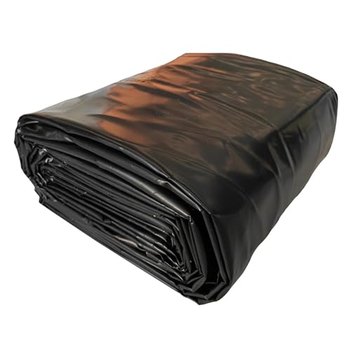 Bâche de bassin noire 3x4,6m en membrane étanche flexible de 0,2mm