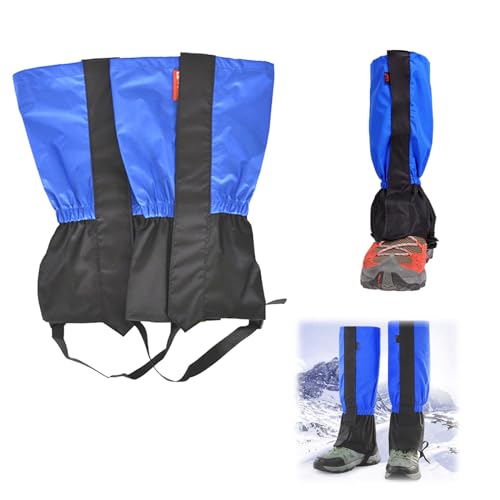 Polainas di Nieve, Polainas Impermeable Transpirables, Polainas Impermeable de Senderismo, Polainas de Pierna Para Niños, Para Exteriores, Senderismo, Esquí, Escalada, 1 Par, Adecuado Para Niños