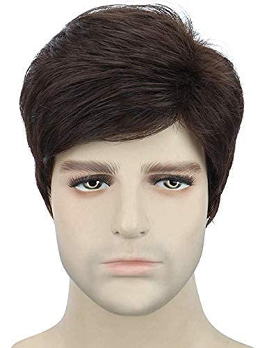 BLUSHIA Full Head Men Hair Wig Easy to Use and Fit on Every Head Size Natural color-image-32