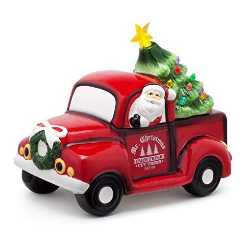 Mr. Christmas Vintage Truck Cookie Jar (10.5-Inch)
