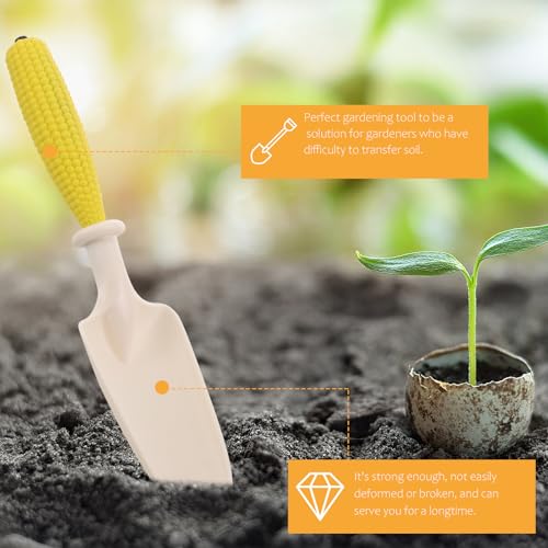 Happyyami Garden Tool Set with Plastic Rake and Digging Trowel, Small Hand Tools for Gardening Soil Cultivation and Planting, 3pcs Outdoor Gardening Supply Kit for Gardeners - Image 4