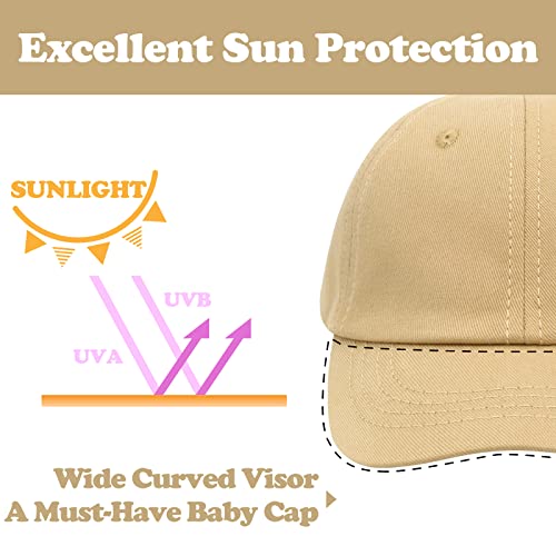 Baby Sun Hats 12-18 Months Baby Summer Hat Baby Boy Sun Hat Toddler Baseball Cap 2T Baby Winter Hat Baby Baseball Cap Khaki #TOP4