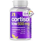 Cortisol | 120 Kapseln mit 400 mg Phosphatidylserin, 100 mg L-Theanin & Chrompicolinat | Nur 1 Kapsel täglich, 4-Monats-Packung | Vegan.