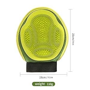 Pet Hair Remover Mitt - Deshedding Massage Grooming Glove for Long and Short Hair Dogs, Cats & Horses Pet Hair Remover Mitt Deshedding Massage Grooming Glove for Long and Short Hair Dogs Cats Horses